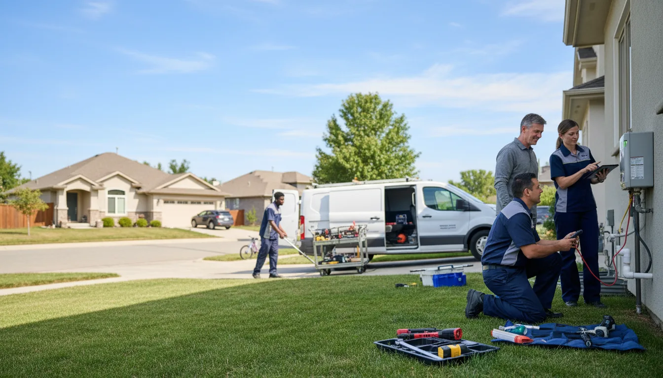 Tankless water heater service in Bono, AR